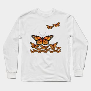 Monarch Butterflies Assemble! Long Sleeve T-Shirt